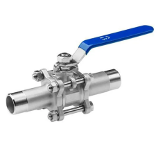 Кран нержавеющий шаровой стальной неполнопроходной муфтовый 12Х18Н10Т ДУ 15 Ру 80